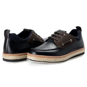 Salvatore Ferragamo Fiano Leather Boat Shoes
